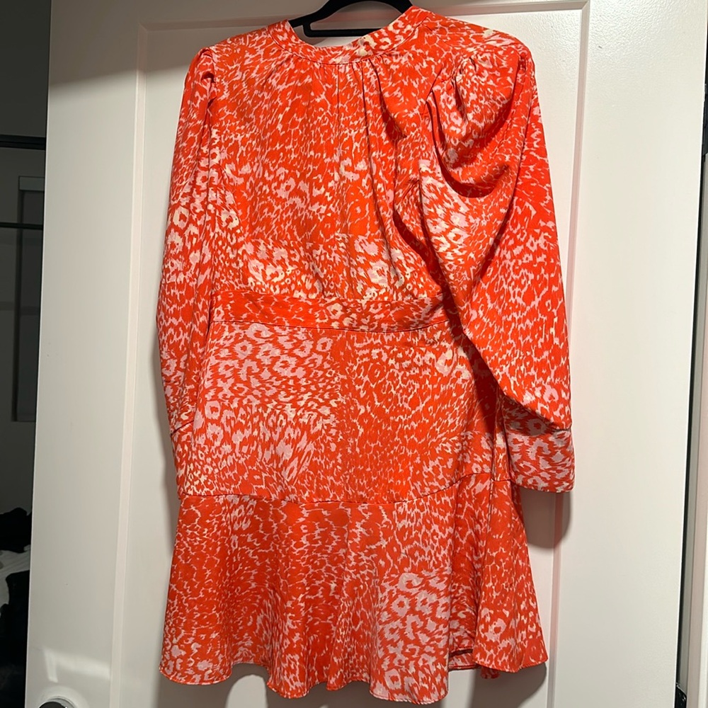 Top shop orange dress